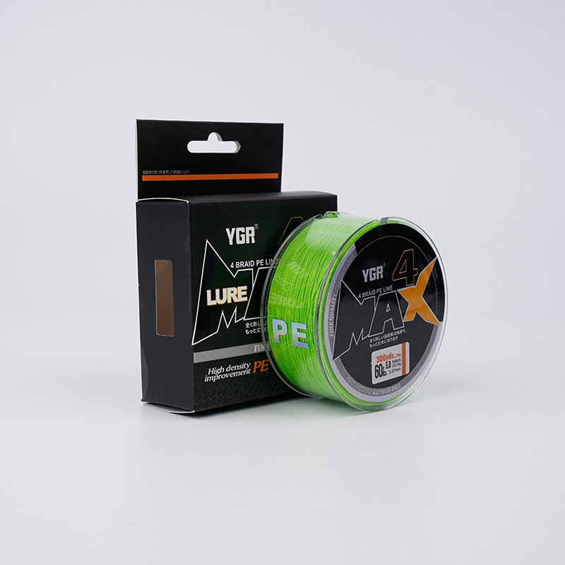 4 tressés-vert fluorescent