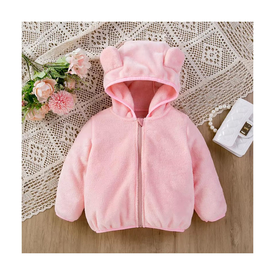 Winter Coat Hoodie Jacket For Baby Girl Autumn Winter Long Coat