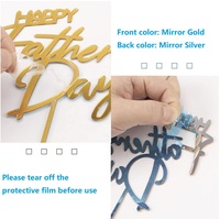 Bester Vater aller Zeiten Cake Topper Weihnachts abschluss Vatertag feiern Neuankömmling Happy Fathers Day Cake Decorations Party Supply