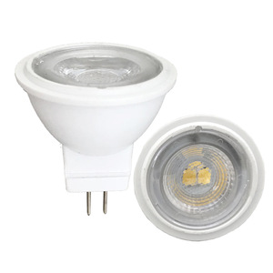 ไฟสปอร์ตไลท์ LED 3W 12V DC/AC อลูมิเนียมเคลือบพลาสติก ฐาน MR11 ขนาดเล็ก สว่างพิเศษ ประหยัดพลังงาน มุมลำแสง 120 องศา มาตรฐาน IP20 ปรับความสว่างได้ - Product Image 1