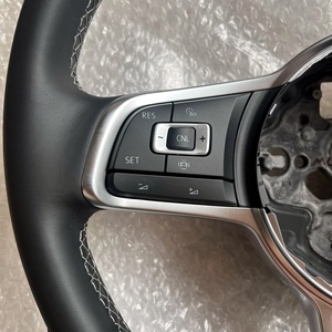 Volante <span class=keywords><strong>de</strong></span> Cuero Negro Completo para Volkswagen Golf MK7 MK7.5 MK8 GTI R Jetta Passat B8 Tayron T Roc <span class=keywords><strong>Arteon</strong></span> Atlas, Venta al Por Mayor - Product Image 5
