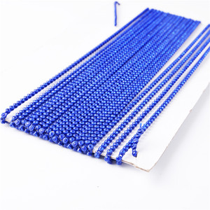 Bande de garniture en tissu avec strass en émeraude plastique, best-sellers au Guatemala - Product Image 2