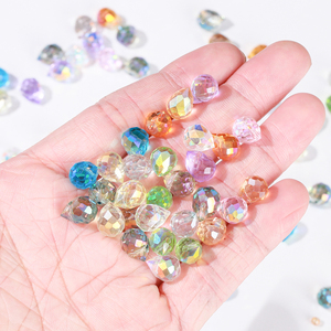 Cuentas <span class=keywords><strong>de</strong></span> Cristal Facetadas al por Mayor <span class=keywords><strong>de</strong></span> JD GEMS, Cuentas <span class=keywords><strong>de</strong></span> Cristal Brillantes con Forma <span class=keywords><strong>de</strong></span> Gota Irregular Radiante para la Fabricación <span class=keywords><strong>de</strong></span> Joyería DIY - Product Image 2