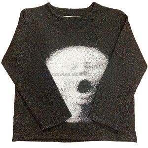 Vêtements de tapisserie de bonne qualité Streetwear pour hommes de grande taille pulls pour hommes en coton et polyester épais - Product Image 2