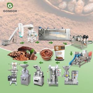 เครื่องจักรอัตโนมัติสำหรับการปรับสภาพความเป็นด่างแบบครบวงจร ราคาขายส่ง ผงอัตโนมัติ เครื่องทำเมล็ดโกโก้ สายการผลิตและแปรรูป - Product Image 1