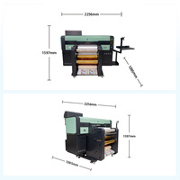 Impresora UV DTF Senchro de 60 cm, 4 cabezales Epson, rollo a rollo automático, todo en uno, impresión, laminado, foil, un solo paso, nueva, 1 año de garantía