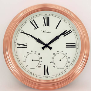 Horloges d'extérieur 18 Pouces Grand Intérieur Extérieur <span class=keywords><strong>Horloge</strong></span> Murale Étanche avec Température et Humidité Silencieux <span class=keywords><strong>Piscine</strong></span> En Métal <span class=keywords><strong>Horloge</strong></span> - Product Image 3