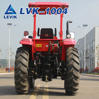 Pengiriman Gratis Traktor Roda 4x4 100HP 110HP 120HP Mesin Diesel Hidrolik Traktor Pertanian untuk Pengolahan Lahan Pertanian Berat