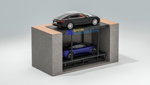 Elevador de Tijera Hidráulico de Acero para Autos, Apilador de Autos para Garaje Personalizado, Sistema de Estacionamiento Subterráneo con Elevador de Tijera - Product Image 3