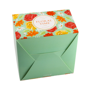 Vente directe d'usine Boîtes d'emballage alimentaire transparentes Boîtes d'emballage alimentaire en papier kraft Boîte à gâteau avec poignée - Product Image 6