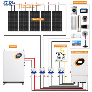 Off-Grid Monocrystalline Silicon <b>Power</b> System 5-60KW Home Use MPPT Lithium Ion Battery <b>Kit</b> 3KWH-180KWH Capacity Pure Sine Wave C - Product Image 4