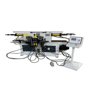New Adjustable Automatic Double Head Pipe Bending Machine