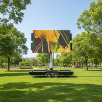 Remorque publicitaire mobile haute résolution pour l'extérieur, affichage numérique LED pour événements extérieurs, sports, films