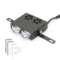 Foco LED RGB Súper Brillante de 12V y 40W, Luz para Parrilla de Coche para Vehículos Todoterreno