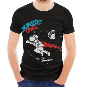 Magliette personalizzate blu cartone animato astronauta <span class=keywords><strong>NASA</strong></span> stampa Logo estivo stampa moda manica corta <span class=keywords><strong>T</strong></span>-<span class=keywords><strong>shirt</strong></span> Fitness uomo all'ingrosso - Product Image 5