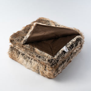 ผ้าห่มขน faux ขนยาวผ้าพลัฌขนยาวกันน้ำซักได้ผ้าห่มสุนัขสำหรับสัตว์เลี้ยงสุดหรูพร้อมโลโก้ออกแบบได้ตามต้องการ - Product Image 6