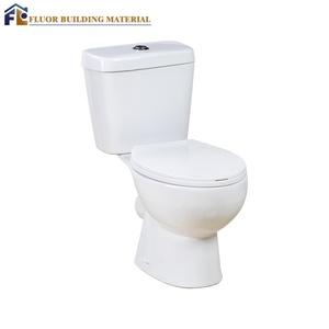WC in Ceramica a 2 Pezzi con Scarico a Pavimento, Moderno e Bianco, <span class=keywords><strong>per</strong></span> <span class=keywords><strong>Bagno</strong></span>, Vendita all'Ingrosso dalla Fabbrica - Product Image 3