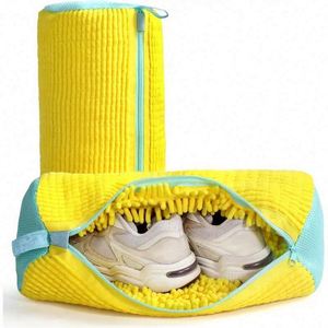 Bolsa de Lavado para Zapatos de Tela Chenille, para Lavadora, Funda Protectora Antideformación para Lavandería - Product Image 5