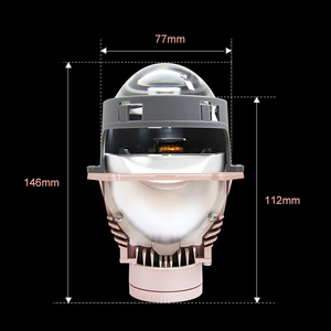 Accesorios para coche Bi LED proyector lente faro 3,0 pulgadas Bi LED proyector lámpara para coche reemplazo Bi <span class=keywords><strong>Xenon</strong></span> HID proyector - Product Image 6