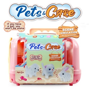 Ensemble de jeu de rôle vétérinaire pour enfants KSF, lapin en peluche, cage pour animaux de compagnie, jeu de simulation intérieur pour enfants - Product Image 6