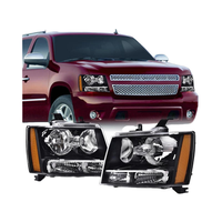 Kit de phares avant pour Chevrolet Tahoe OE AURON 2007-2014 - Nouveau blanc 6000K 6000 Lumens 12V 36W Phare LED de haute qualité