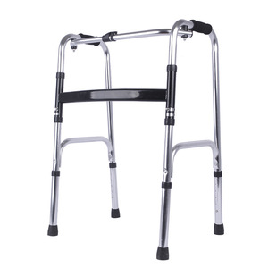 Aluminum Alloy <b>Walker</b> Height Adjustable Lightweight <b>Folding</b> For Elderly Rehabilitation Support - Product Image 1