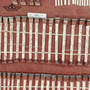 Mármol Rojo Italiano Pulido de Lujo GOLDTOP, Piedra Carmesí Bvlgari para Interiores de Boutique Exclusivos y Diseños de Columnas Impresionantes - Product Image 2
