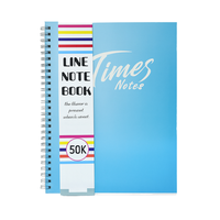Cahier à reliure spirale de taille A5 de haute qualité couverture de papier effaçable réutilisable intelligent approvisionnement direct d'usine pour les cadeaux