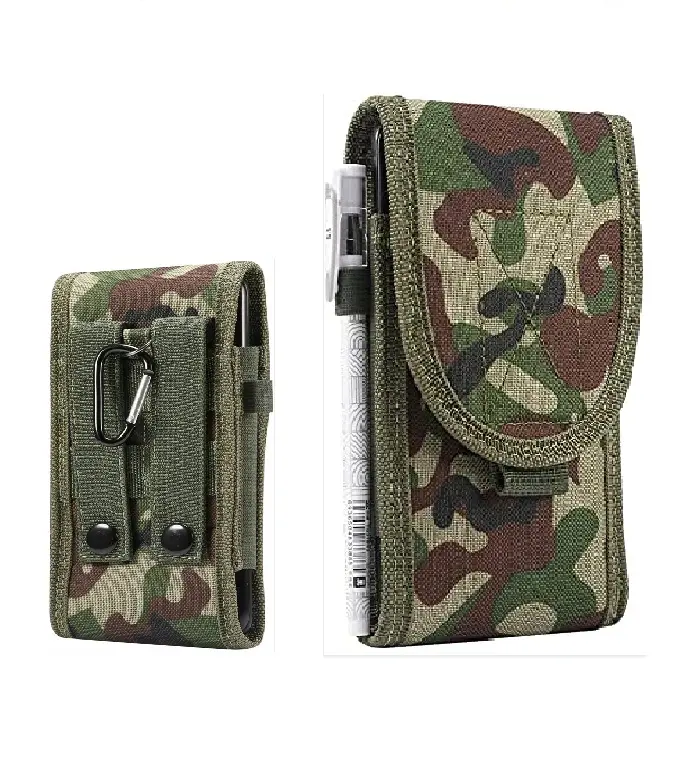 Étui universel pour ceinture de téléphone portable Camo convient à tous les smartphones de 4.5 "à 6.9" EDC Security Carry Waist Bag Case Tactical