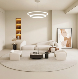 Canapé modulaire minimaliste moderne à trois places pour salons de beauté, hôtels, zones de réception, design d'angle créatif - Product Image 5