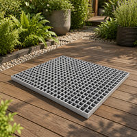 Grille en PRV (Plastique Renforcé de Fibres) Vert Jaune Bleu à Prix d'Usine pour Marches d'Escalier et Allées