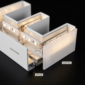 Lettres LED rétroéclairées personnalisées pour logo d'entreprise, enseigne murale 3D <span class=keywords><strong>en</strong></span> acrylique et métal, lettres <span class=keywords><strong>en</strong></span> relief rétroéclairées - Product Image 3