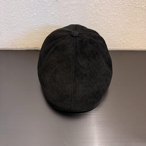 Boina de Gamuza Estilo Newsboy Retro para Mujer y Hombre, Diseño Simple de Color Sólido, Moda Otoño Invierno - Product Image 5