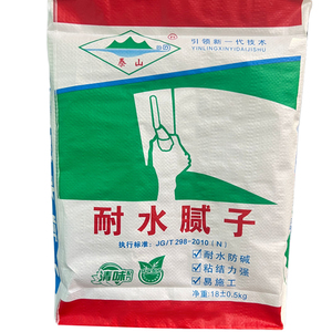 Emballage <span class=keywords><strong>de</strong></span> 18kg Mastic Poudre Mortier Carrelage Adhésif Gypse Ciment <span class=keywords><strong>De</strong></span> Sac Sacs <span class=keywords><strong>De</strong></span> Ciment Sac En Papier Kraft Avec Valve - Product Image 1