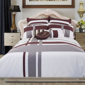 Parure de Lit de Luxe en Coton pour Hôtels et Maisons, Taille King, Housse de Couette et Couette Imprimées Modernes, Drap Housse Écologique, Vente en Gros - Product Image 2