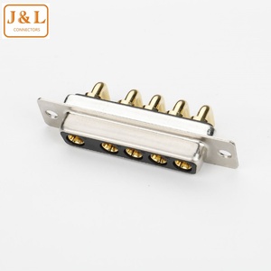 Connettore Dsub <span class=keywords><strong>d</strong></span> <span class=keywords><strong>Sub</strong></span> <span class=keywords><strong>d</strong></span> tipo Db5 5 Pin connettore ad alta corrente 5 w5 femmina PCB presa di saldatura piegatura Flashboard interfaccia amfenolo - Product Image 4
