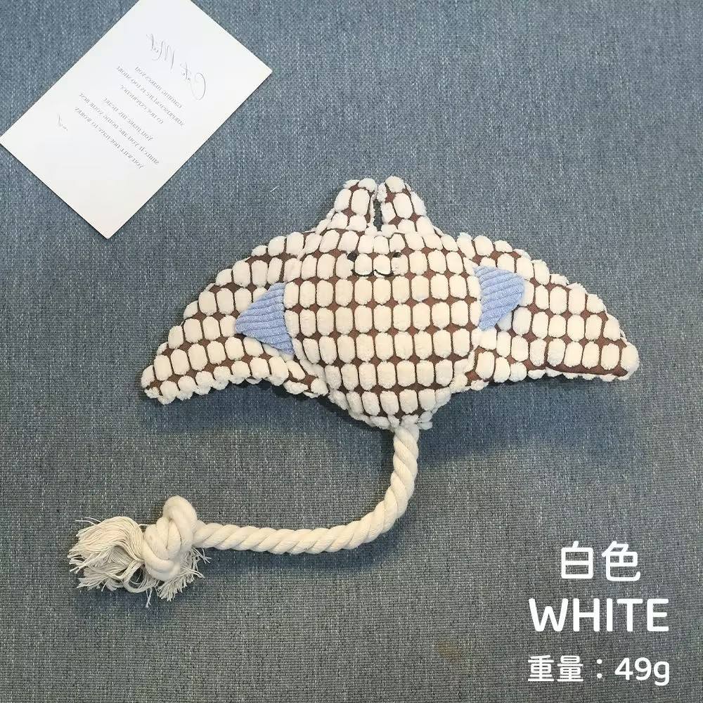 Beige devil fish-molars fabric voice