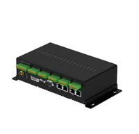 Ordinateur industriel sans ventilateur CANGHAN ABOX-3906 RK3568J, IPC embarqué sur rail DIN avec 4 ports LAN, 8 ports RS485, 2 ports CAN, large plage de température