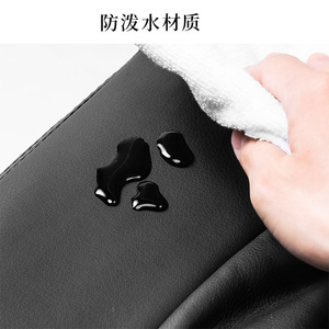 Adjustable <b>Footstool</b> Black <b>Leather</b> Waterproof Modern Simple Design Home Sofa <b>Chair</b> Use - Product Image 1
