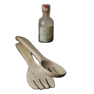 Ensaladera de madera de mango natural, muy vendida, para servir varios tipos de alimentos, fabricada en India, precios bajos. - Product Image 1