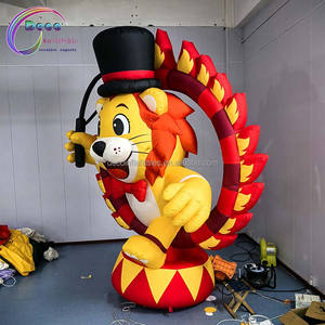 León Inflable de Dibujos Animados Multicolor Personalizado DECO de Más de 3.6 m para Espectáculos Circenses - Product Image 3