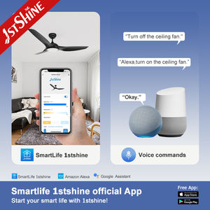 Ventilador de techo con luces LED, moderno, regulable, <span class=keywords><strong>3</strong></span> colores, 220V, control remoto, 1 unidad - Product Image 6