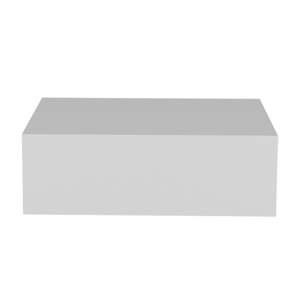 Milano Floating Nightstand White Wall Mounted With <b>Drawer</b> Bedroom <b>Side</b> <b>Table</b> - Product Image 5