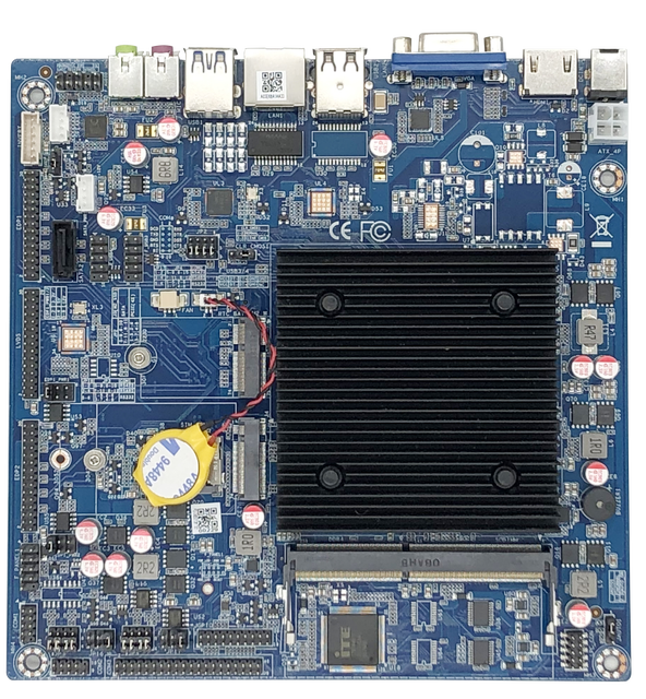 Motherboard LVDS & EDP Port ITX- J4125 Quad Core Main Board DDR4 4GB 8GB RAM SATA3.0 &M.2 POE Power Motherboard