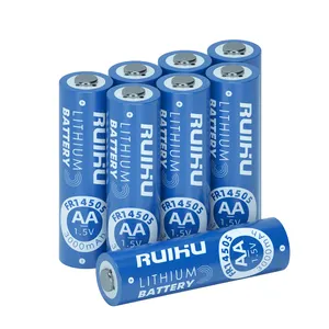 Лучшая цена FR14505 безопасный AA литиевая батарея 1,5 В 3000 мАч Li-FeS2 сухая ячейка для газового счетчика
