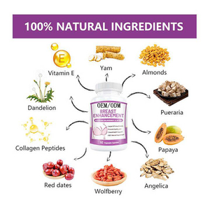 Ons Merk Gezondheidssupplementen <span class=keywords><strong>Capsules</strong></span> Voor Volwassenen Heupbuigende Borstvergroting Borstgroei Niet Voor Zwangere Vrouwen - Product Image 6