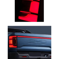 Feux arrière à LED (paire gauche et droite) avec lentille rouge 12V – Accessoires d'éclairage de carrosserie automobile de remplacement pour BYD Shark 6 Pickup