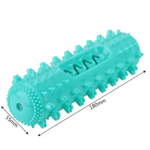 Spazzolino da denti per cani cigolante giocattolo per cani di media taglia interattivi all'aperto per migliorare Iq resistente ai denti per la pulizia di animali domestici - Product Image 6