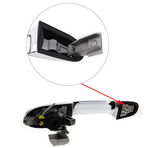 Kit de réparation de poignée de porte Alfa Romeo 147GT Fiat 500, pièce de rechange pour charnière extérieure 51964555, fer argenté - Product Image 4