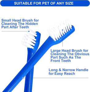 Herramienta <span class=keywords><strong>de</strong></span> <span class=keywords><strong>Limpieza</strong></span> Dental para <span class=keywords><strong>Perros</strong></span>, Cepillos Dentales <span class=keywords><strong>de</strong></span> Doble Cabeza para Mascotas, Cepillos <span class=keywords><strong>de</strong></span> Dientes para <span class=keywords><strong>Perros</strong></span> y Gatos - Product Image 5